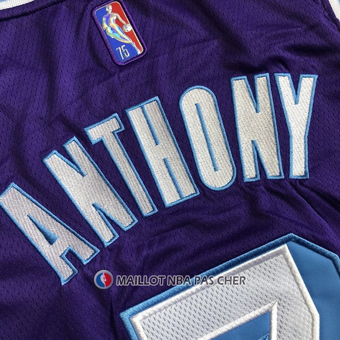 Maillot Los Angeles Lakers Carmelo Anthony NO 7 Ville 2021-22 Volet